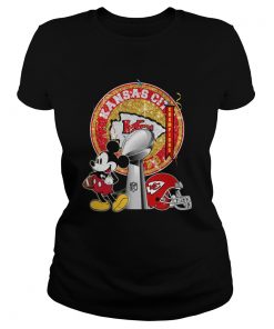 Disney Mickey Kansas City Chiefs Super Bowl Champions  Classic Ladies