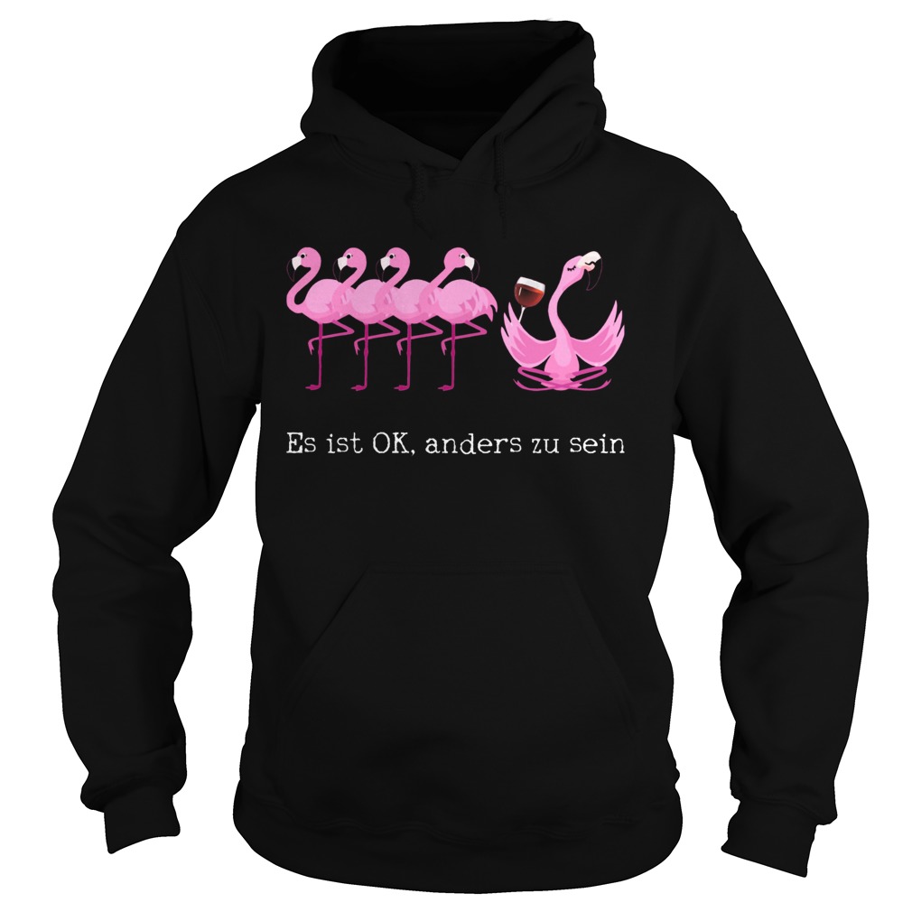 Flamingos Es Ist Ok Anders Zu Sein Hoodie