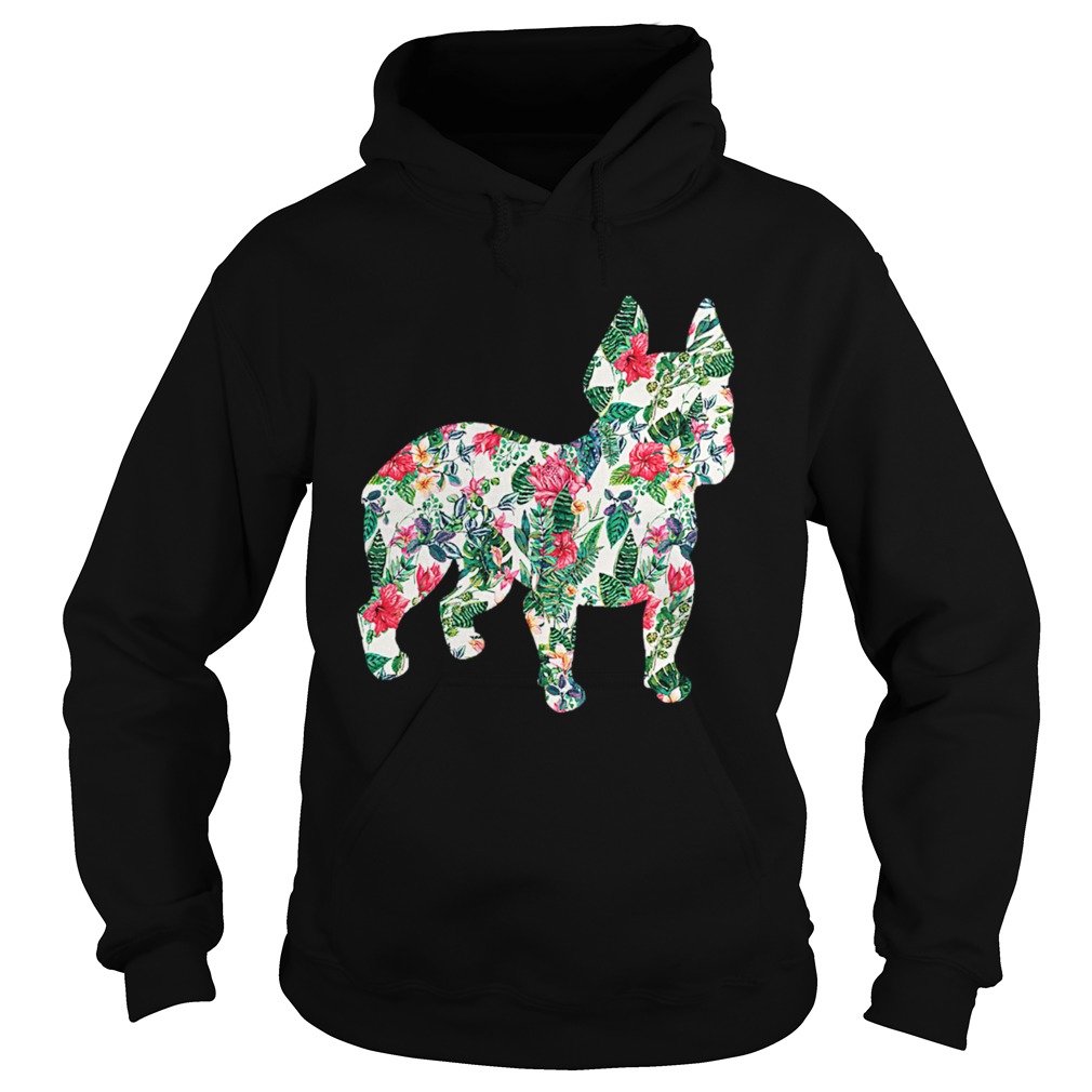 French Bulldog Flower Hoodie