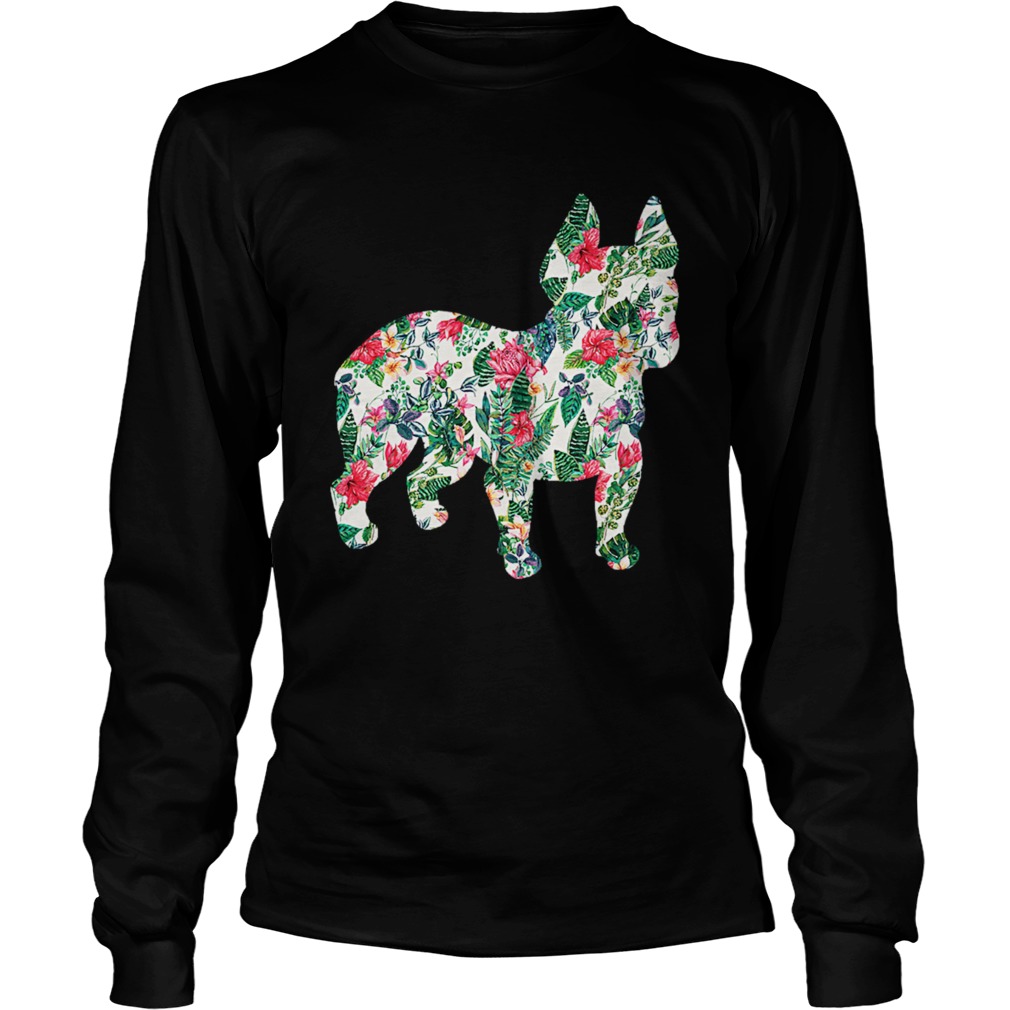 French Bulldog Flower LongSleeve