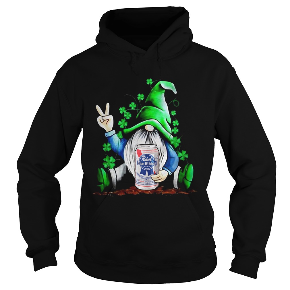 Gnome hug Pabst Blue Ribbon Irish St Patricks day Hoodie