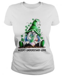 Gnome hug autism accept understand love  Classic Ladies