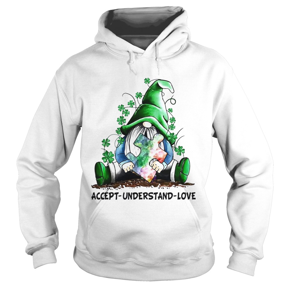 Gnome hug autism accept understand love Hoodie