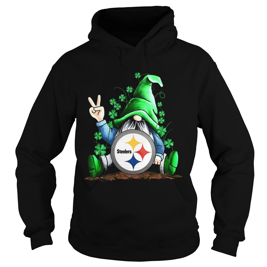 Gnomes Lucky St Patricks Day Hug Pittsburgh Steelers Hoodie