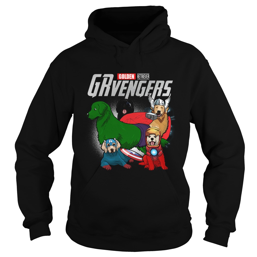 Golden Retriever GRvengers Marvel Avengers Hoodie