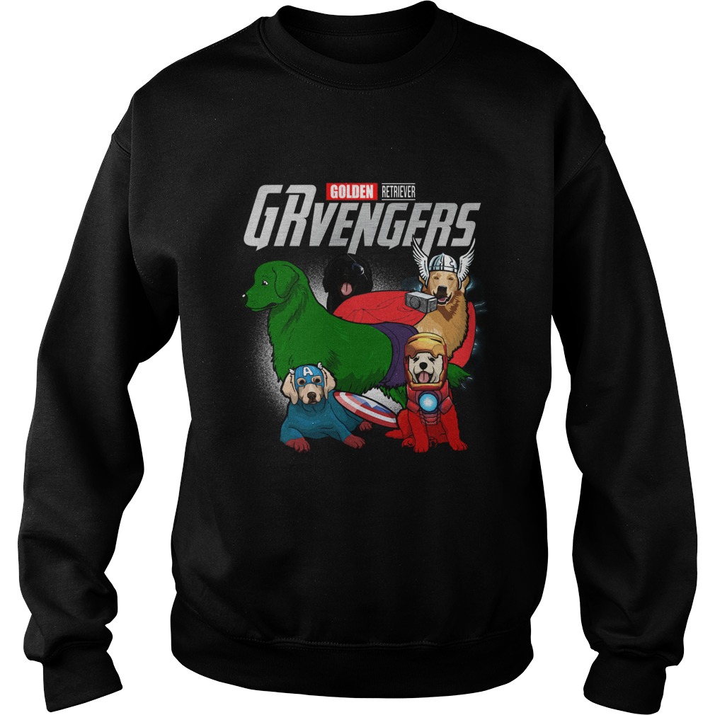 Golden Retriever GRvengers Marvel Avengers Sweatshirt