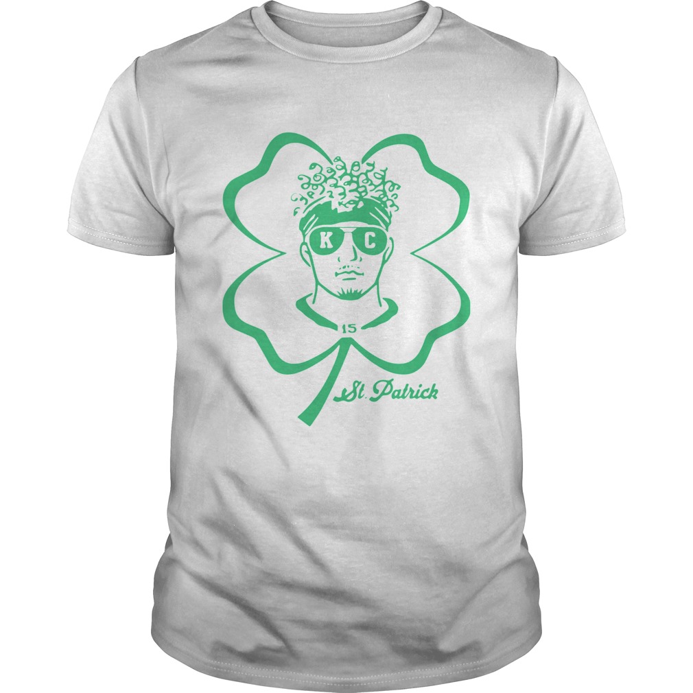 Happy St Patricks Day 15 Patrick Mahomes Kansas City Chiefs shirt