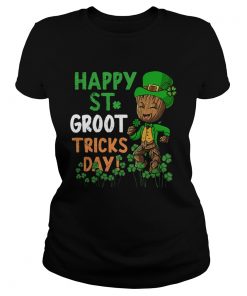 Happy St Patricks Day Groot Tricks Day  Classic Ladies