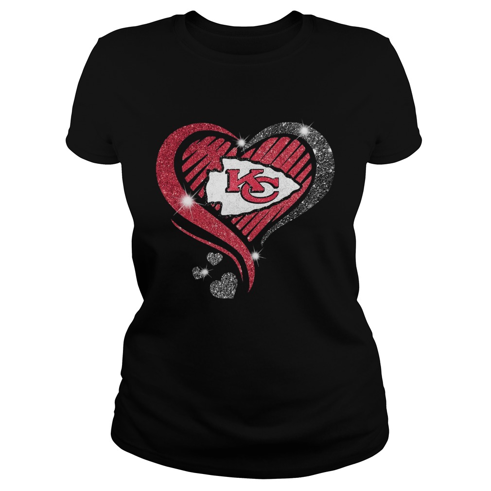 Heart Diamond Kansas City Chiefs Super Bowl Champions Classic Ladies