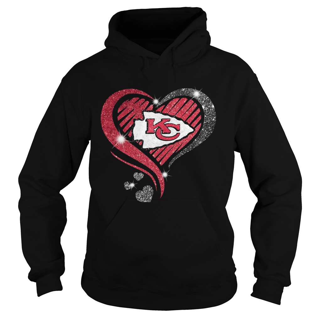 Heart Diamond Kansas City Chiefs Super Bowl Champions Hoodie