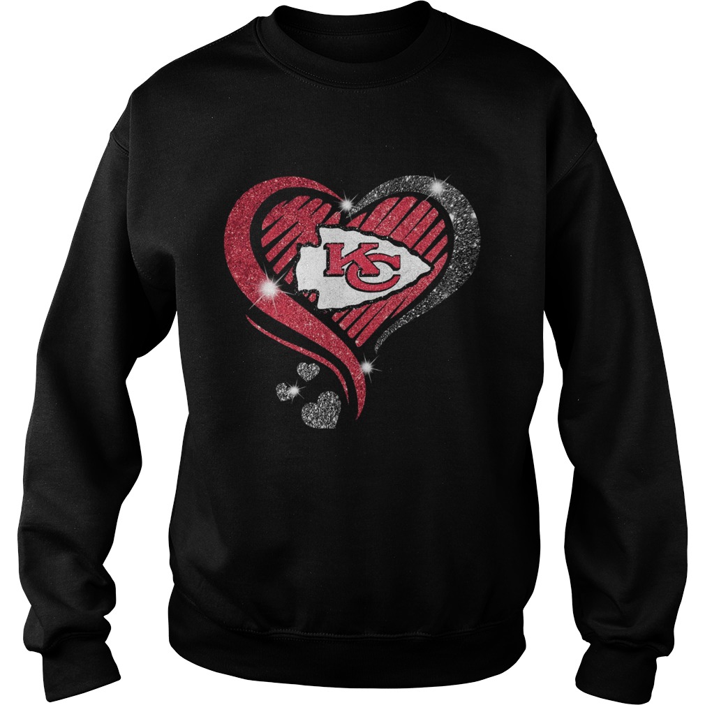 Heart Diamond Kansas City Chiefs Super Bowl Champions Sweatshirt