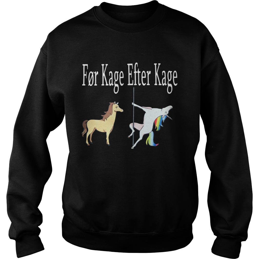 Horse And Unicorn Fr Kage Efter Kage Sweatshirt