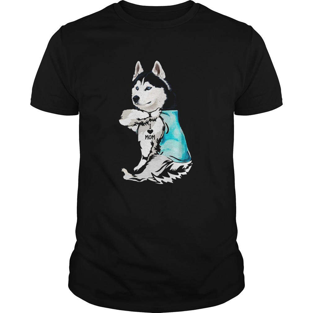 Husky Tattoos I Love Mom shirt