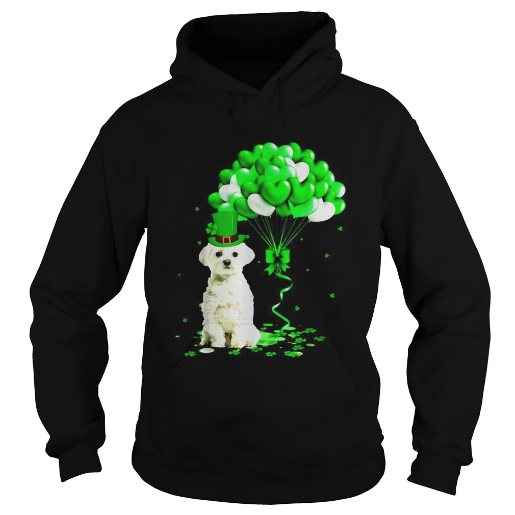 Irish Shamrock St Patricks Day Dog Hoodie