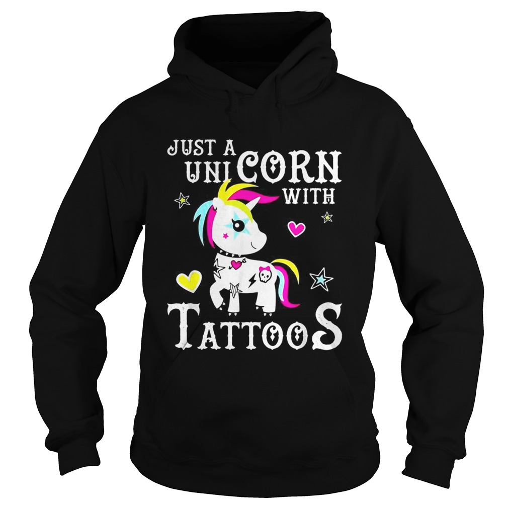 Just a Unicorn with tattoos Hoodie