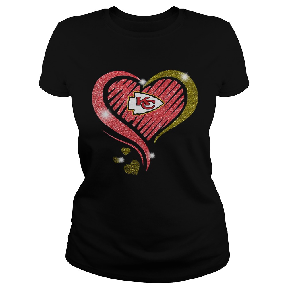 Kansas City Chiefs Diamond Heart Classic Ladies