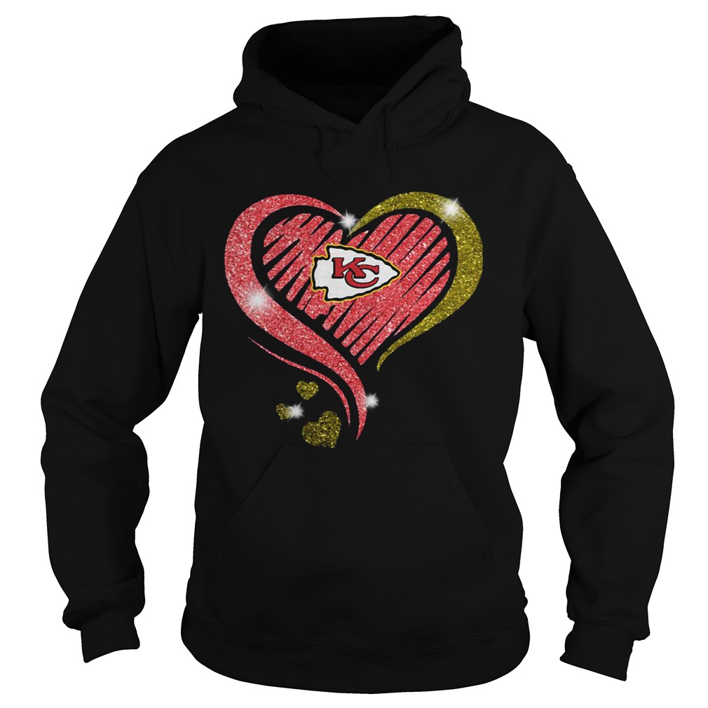 Kansas City Chiefs Diamond Heart Hoodie