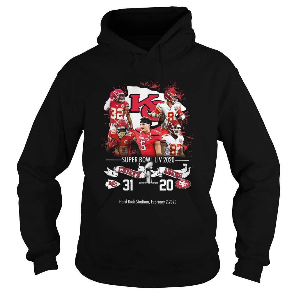 Kansas City Chiefs NFL Super Bowl Liv 2020 Vs San Francisco 49ers Hoodie