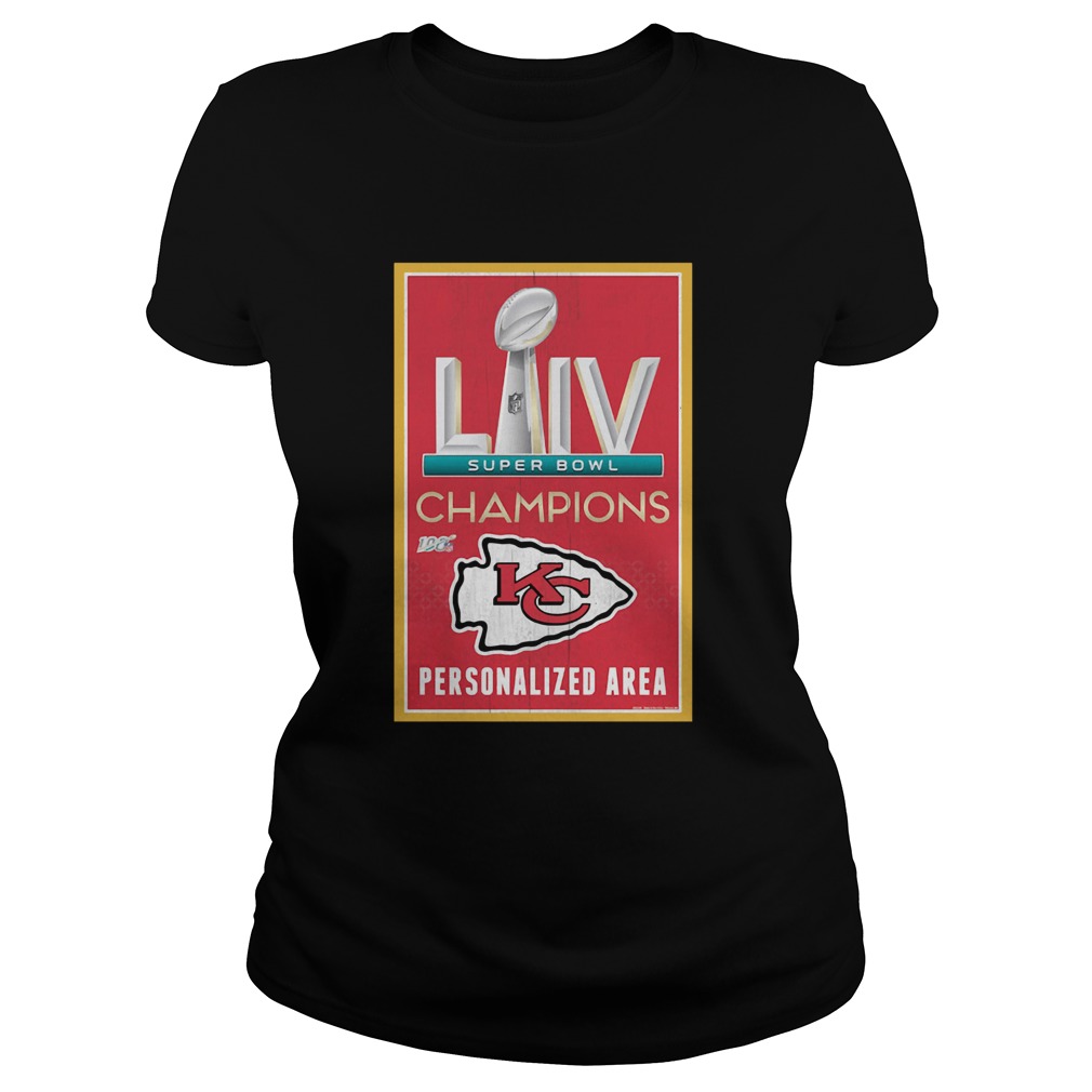 Kansas City Chiefs Super Bowl LIV Champions 2020 Classic Ladies