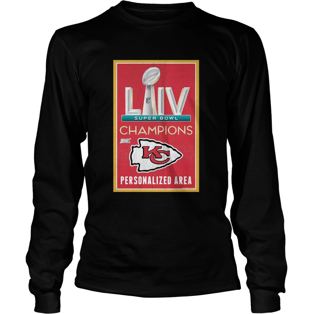 Kansas City Chiefs Super Bowl LIV Champions 2020 LongSleeve