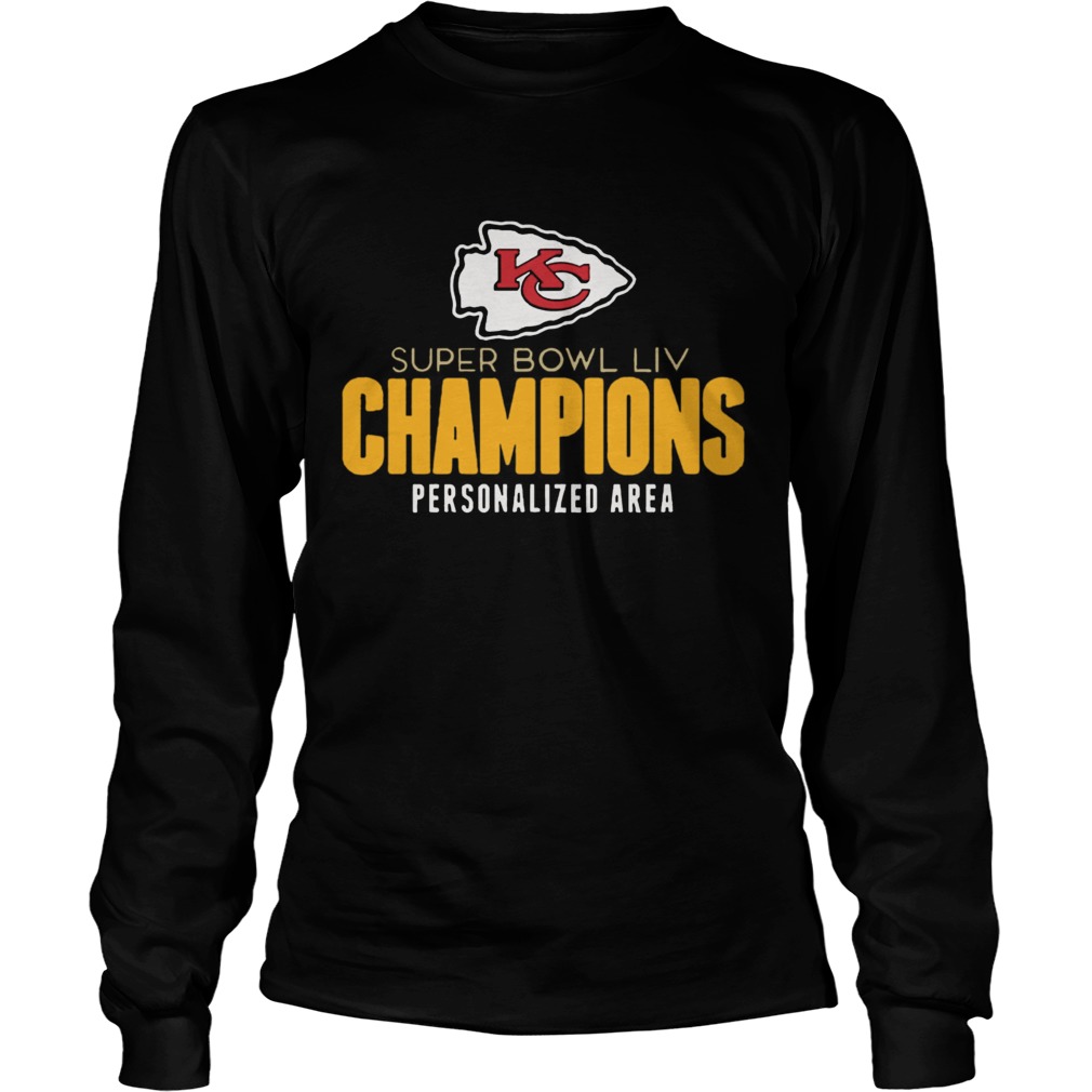 Kansas City Chiefs Super Bowl LIV Championship LongSleeve