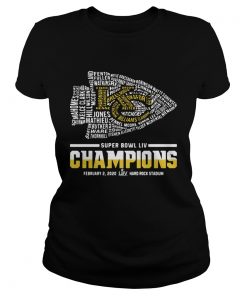 Kansas City Chiefs Super Bowl Liv Champions  Classic Ladies