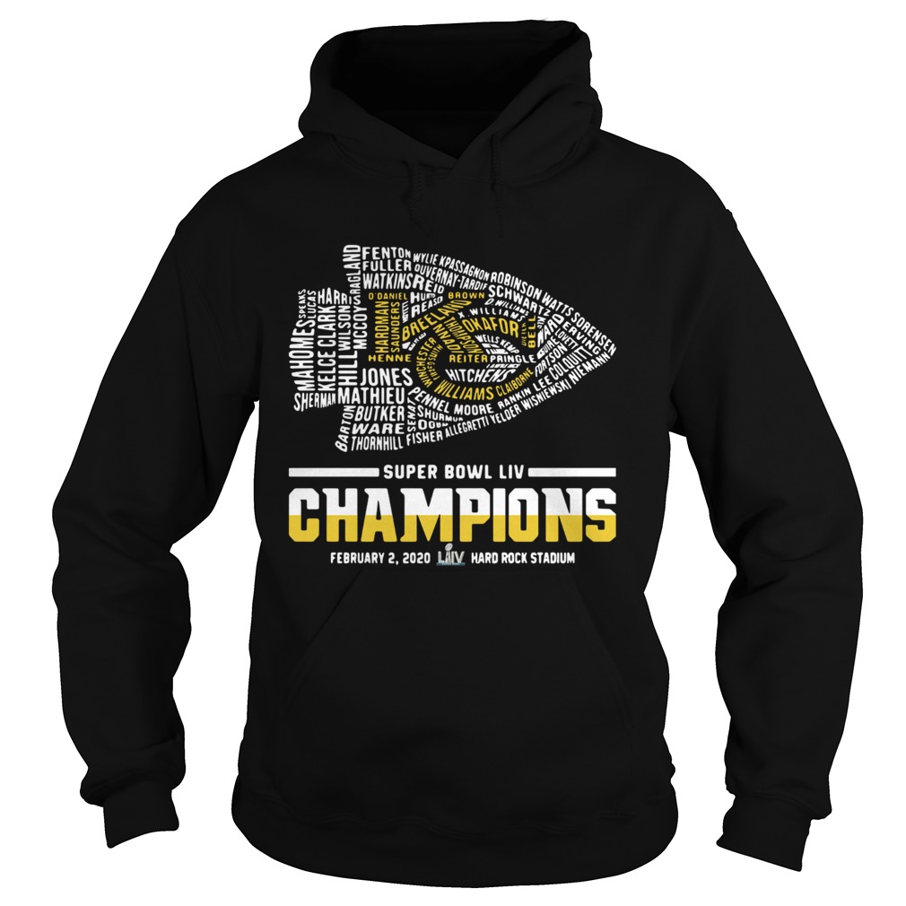 Kansas City Chiefs Super Bowl Liv Champions Hoodie