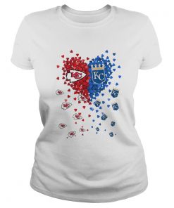 Kansas City Royals Kansas City Chiefs heart  Classic Ladies