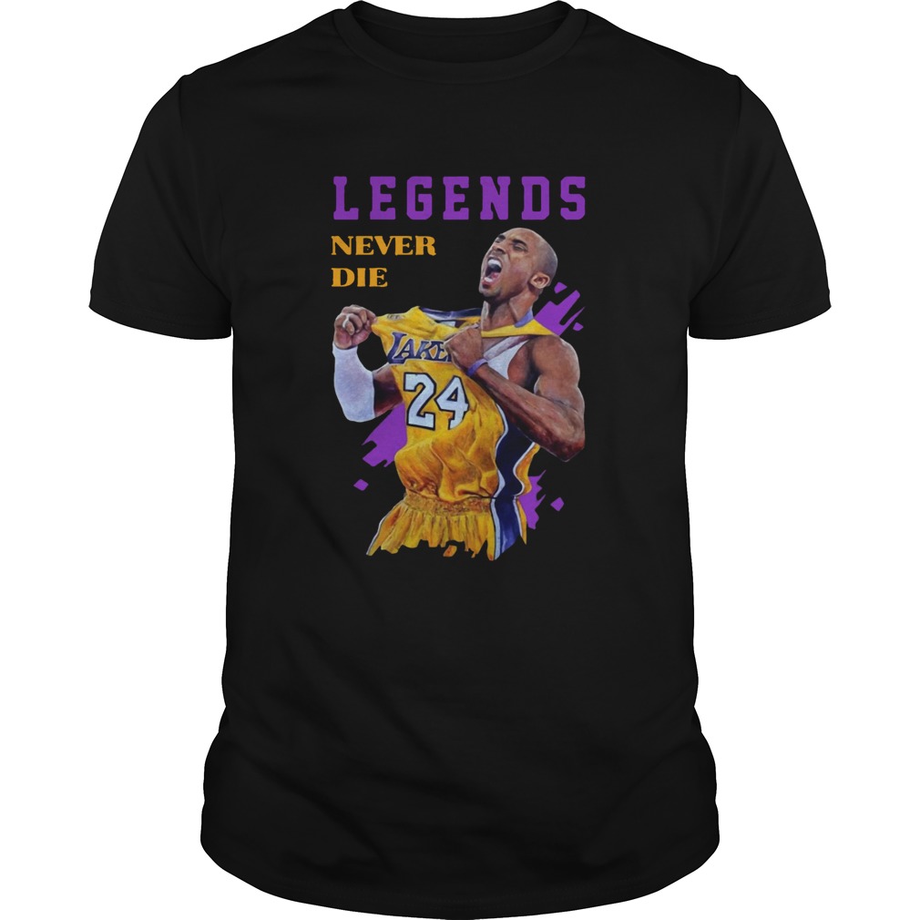 Kobe Bryant Basketball Legends Never Die shirt