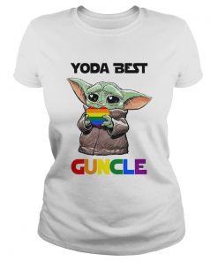 LGBT Baby Yoda Best Guncle  Classic Ladies