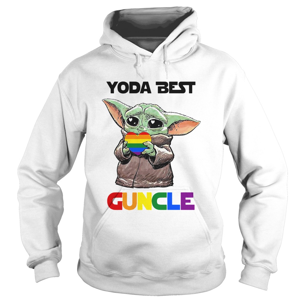 LGBT Baby Yoda Best Guncle Hoodie