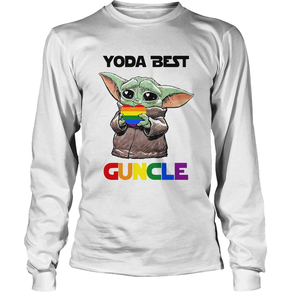 LGBT Baby Yoda Best Guncle LongSleeve