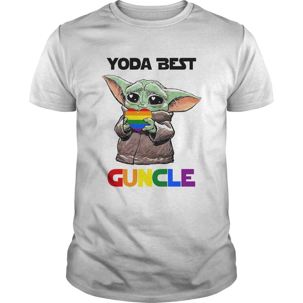 LGBT Baby Yoda Best Guncle shirt