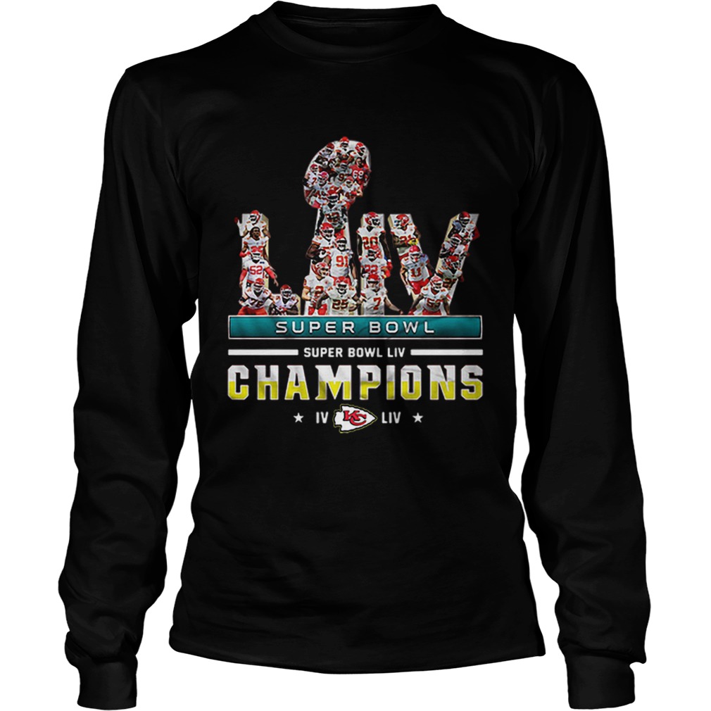 LIV Super Bowl Champions IV Kansas City Chiefs LongSleeve