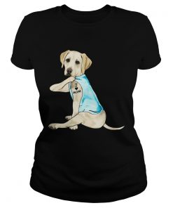 Labrador Retriever Tattoos I Love Mom  Classic Ladies