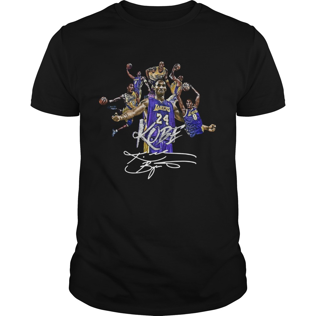 Lakers 24 Kobe Bryant Signature shirt