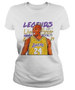 Legend Kobe Live forever Mamba Mentality 24  Classic Ladies