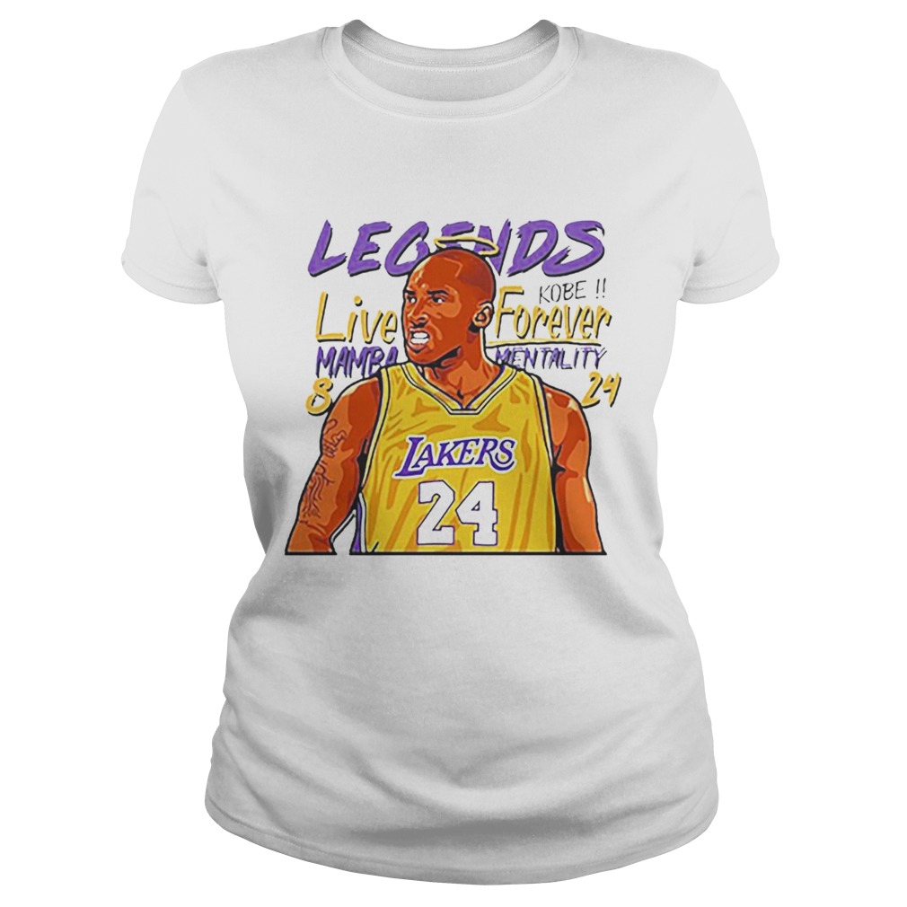 Legend Kobe Live forever Mamba Mentality 24 Classic Ladies