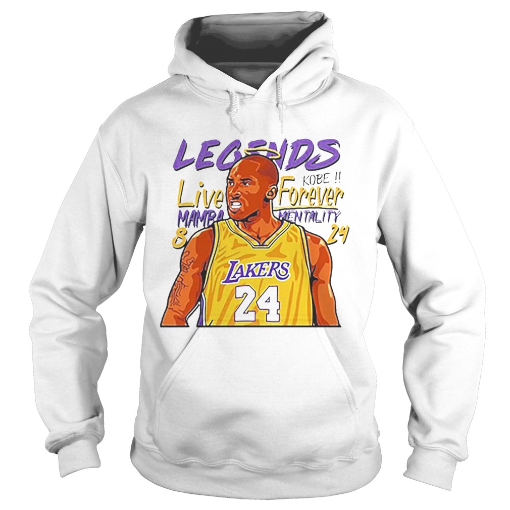 Legend Kobe Live forever Mamba Mentality 24 Hoodie