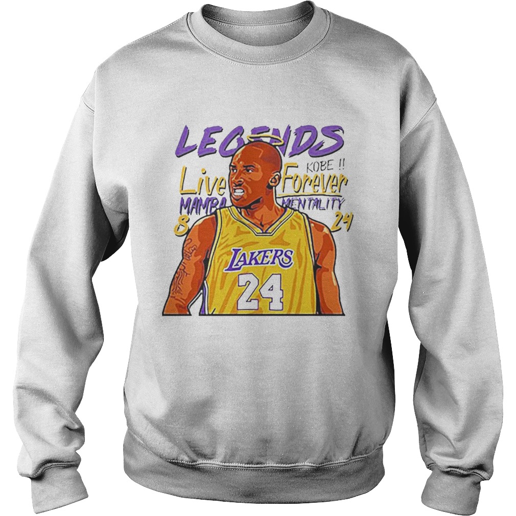 Legend Kobe Live forever Mamba Mentality 24 Sweatshirt