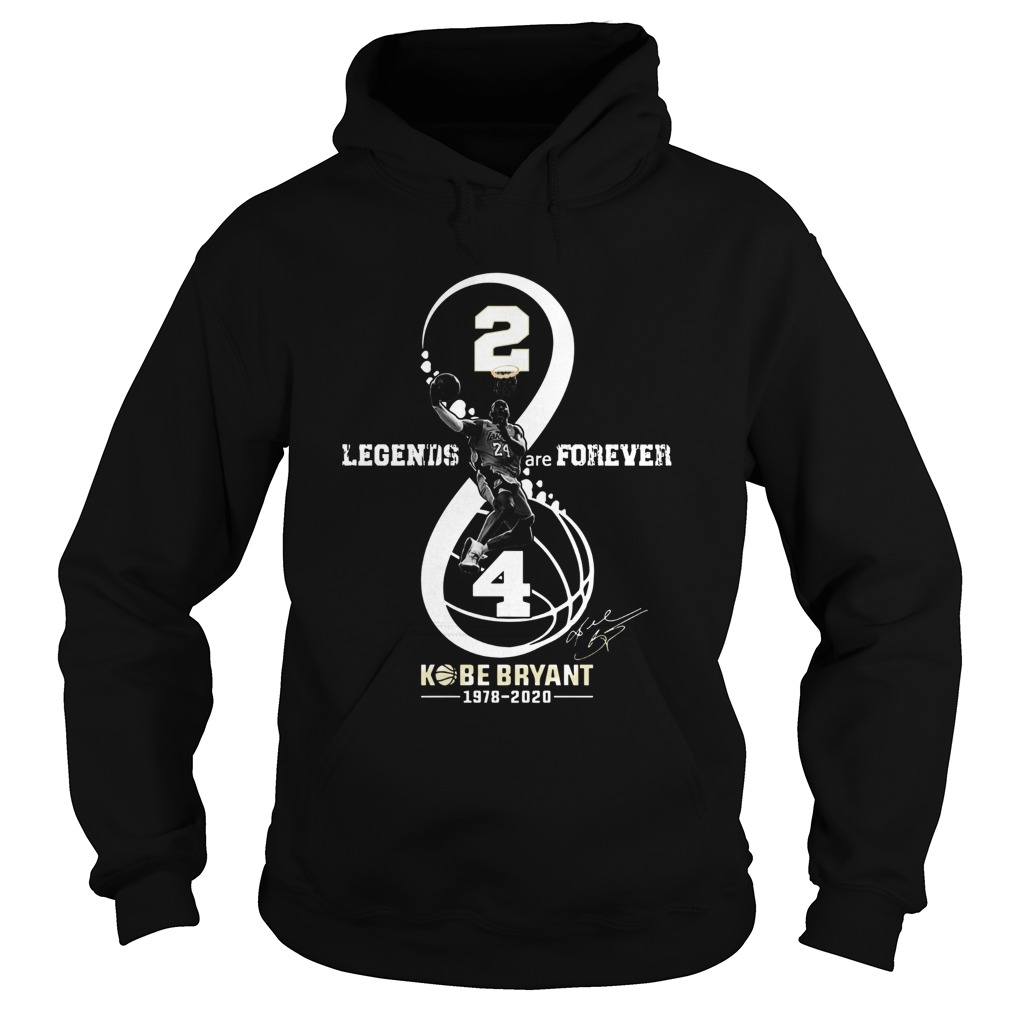 Legends Are Forever 24 Kobe Bryant 1978 2020 Signature Hoodie