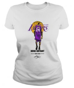 Los Angeles Lakers Rip Kobe Bryant 19782020 Signature  Classic Ladies