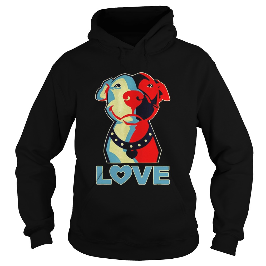 Love Pitbull sunset Hoodie