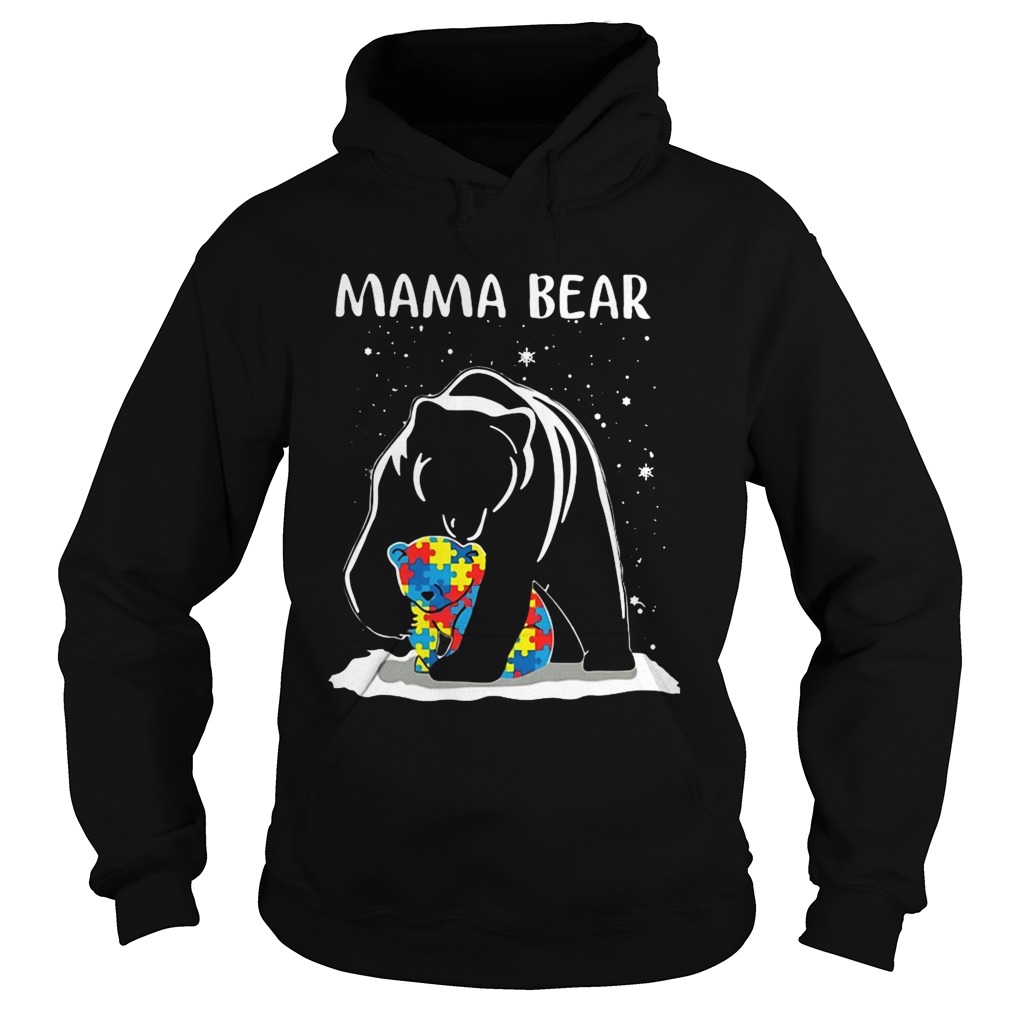 Mama Bear Autism Awareness Hoodie