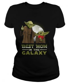 Master Yoda Baby Yoda Best mom in the galaxy  Classic Ladies