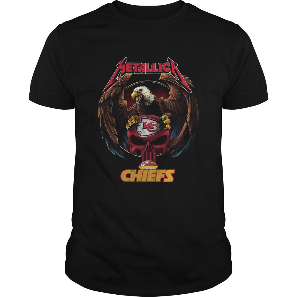 Metallica kansas city chiefs for shirt