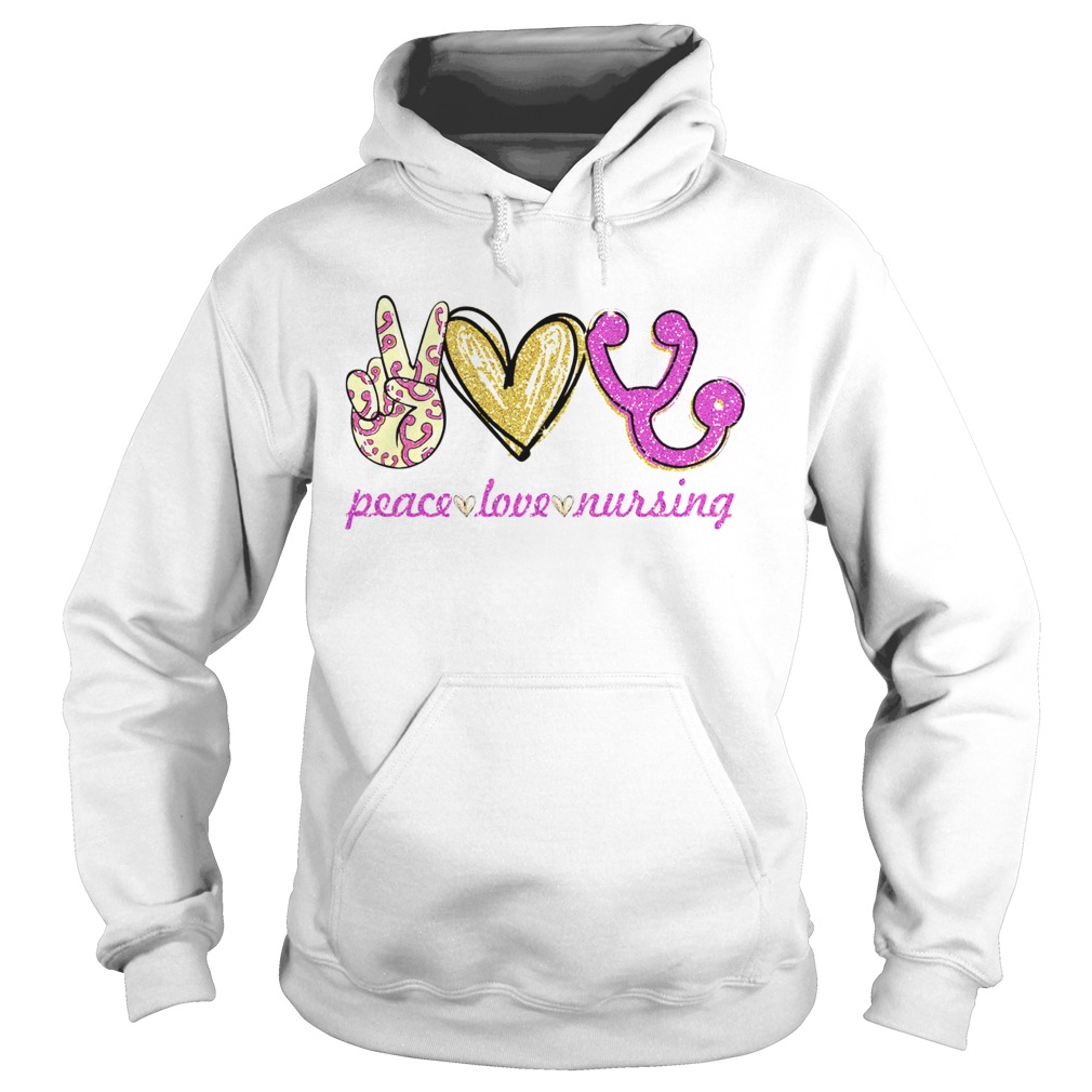 Peace love Nursing Hoodie