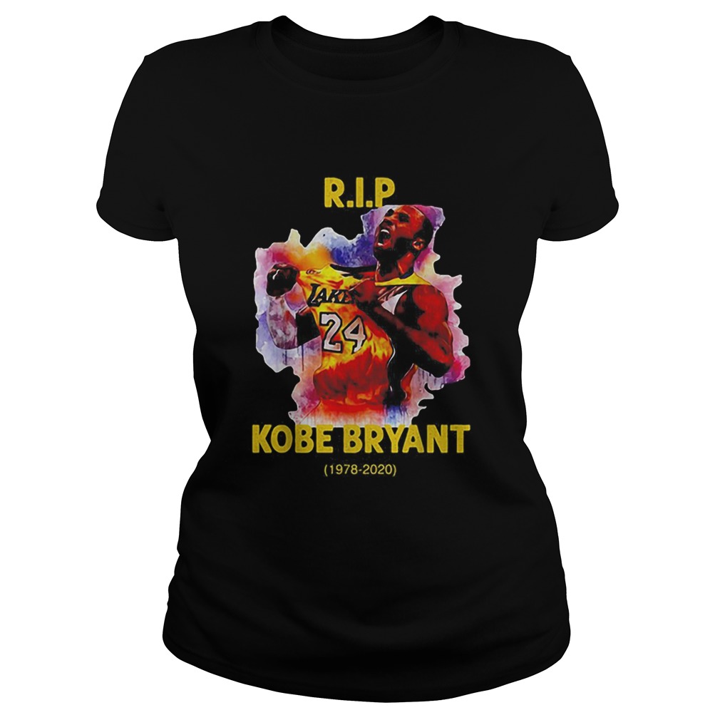 RIP Lakers 24 Kobe Bryant Art 19782020 Classic Ladies