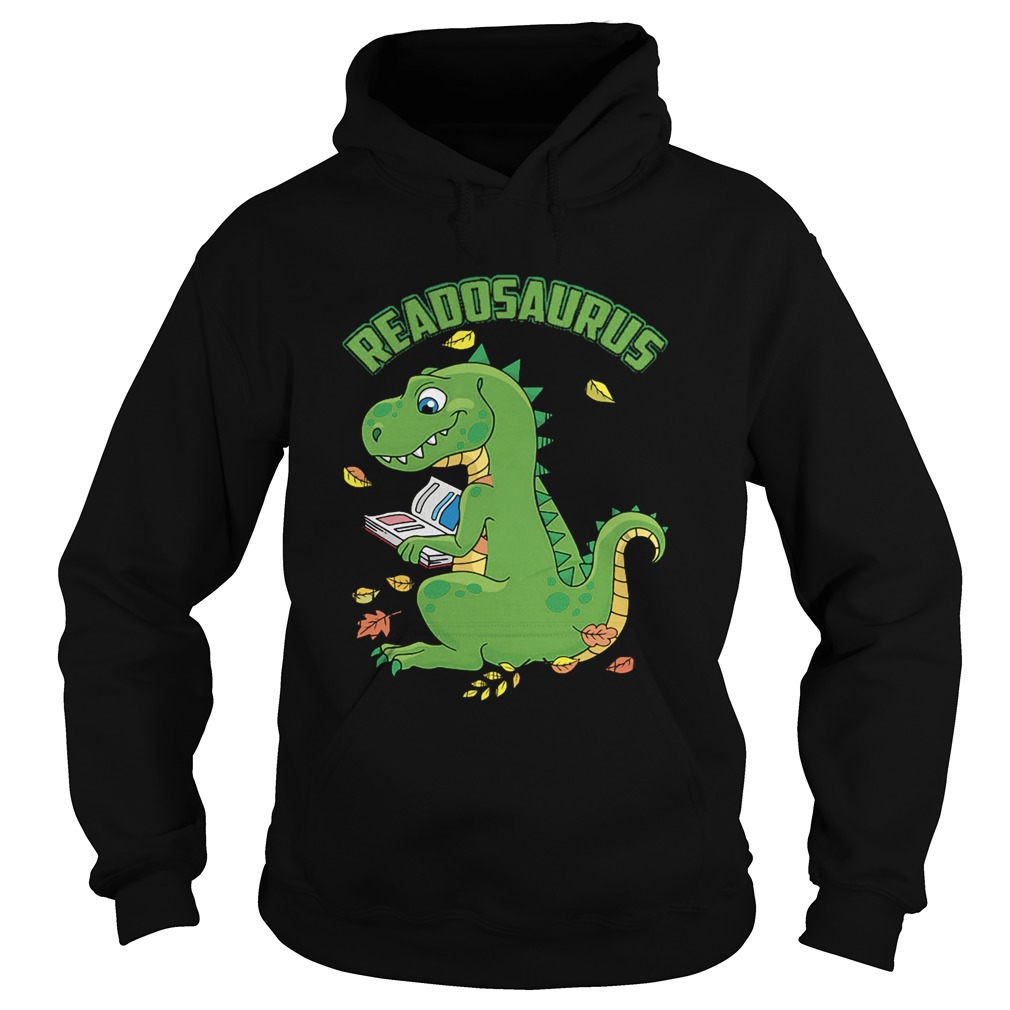 Reading Dinosaurus TRex Book Lover Hoodie