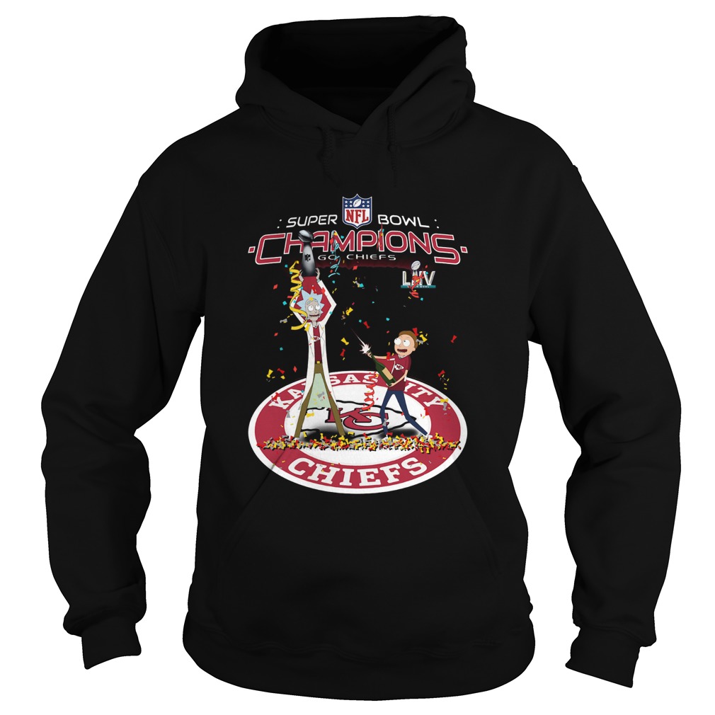 Rick And Morty Kansas City Chiefs Super Bowl Champions Hoodie